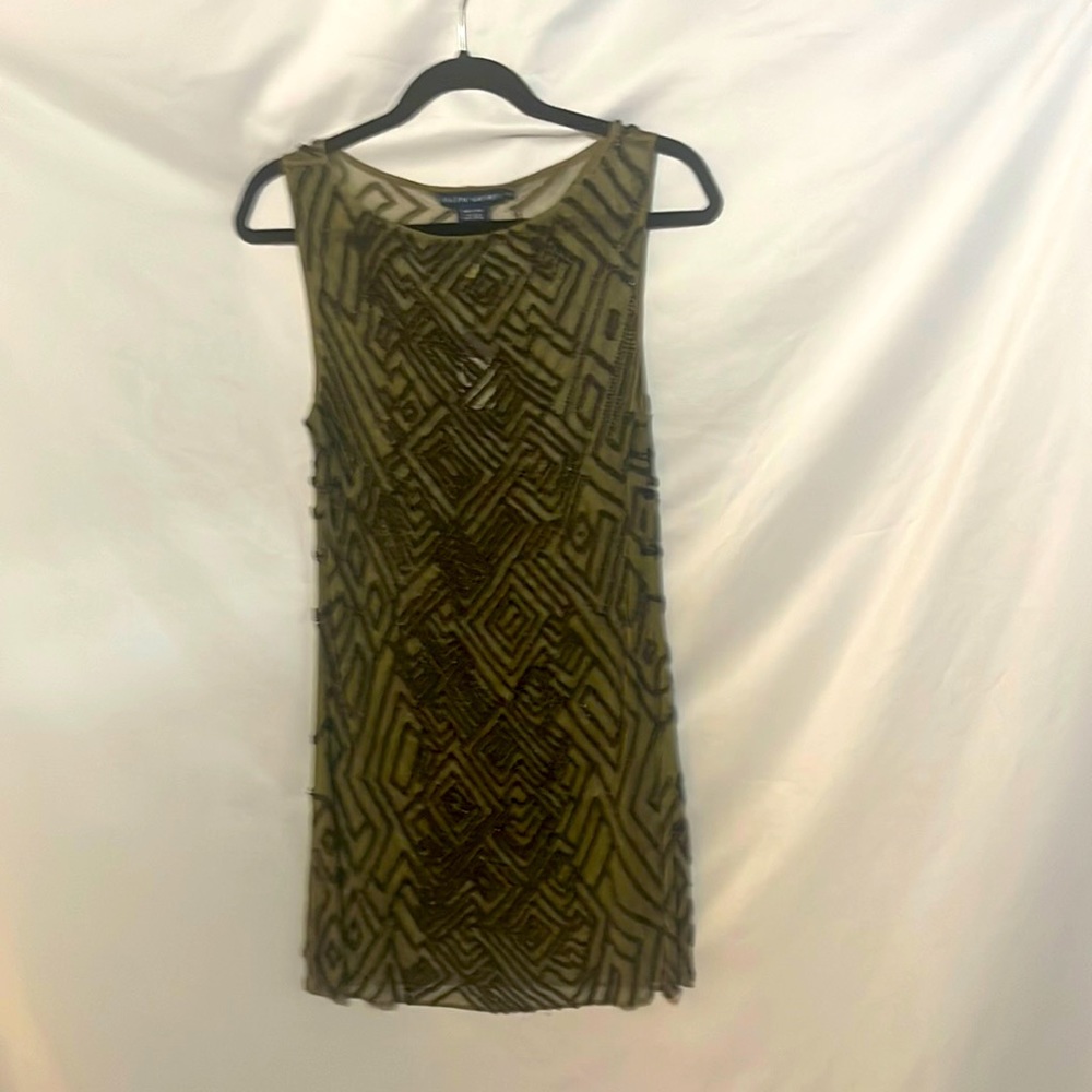 Ralph Lauren beaded sheer dress